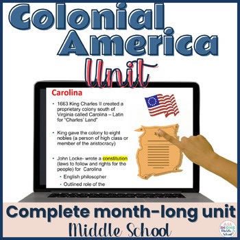 Colonial America Curriculum: Interactive Lessons, Activities, & Assessment