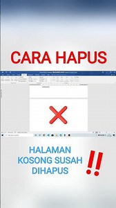 Halaman Kosong di Word Tidak Bisa Dihapus? Ini Caranya~ #tutorial #word #halamankosong #skripsi