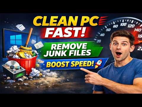 How to Clean Junk Files in Windows 10/11 | Make PC Faster