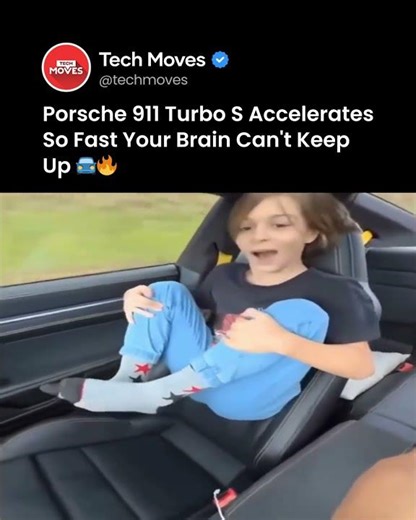 Porsche 911 Turbo S Accelerates So Fast Your Brain Can't Keep Up🔥