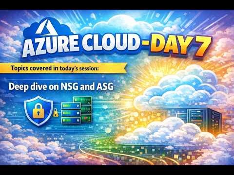 Azure Networking | NSG & ASG Explained – Day 7