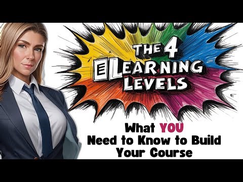 The 4 Levels of eLearning You MUST Know Before Building your eLearning Course