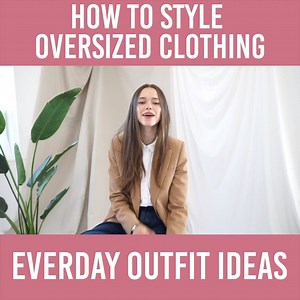 115K views · 2.2K reactions | As you guys know I’m very into oversized clothing...I’m constantly stealing Gary’s dress shirts and blazers, and I always like to size up in jackets and tops when shopping. I’m sharing my tips, tricks and secrets on how to rock oversized items while still looking polished and tailored. Let me know which look is your fav? | Valeria Lipovetsky | Facebook