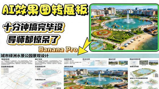 全套展板设计，AI自动化流程教学