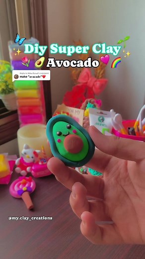 Cutest Super Clay Avocado Craft Ideas | DIY Clay Art Tutorial