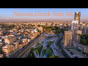 Nicosia Greek Side 4K - Driving in the World's Last Divided Capital - Cyprus