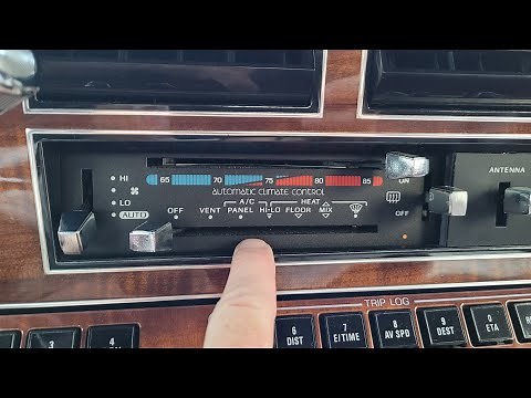 1988 1989 90-92 Lincoln Town Car Auto Temp Control Problems & Fixes To Look For ATC Sensor
