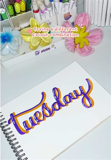 Cute lettering tutorial 🧡 fancy calligraphy lettering 🧡🧡 #calligraphy #lettering #handwriting #tuesday #christmas