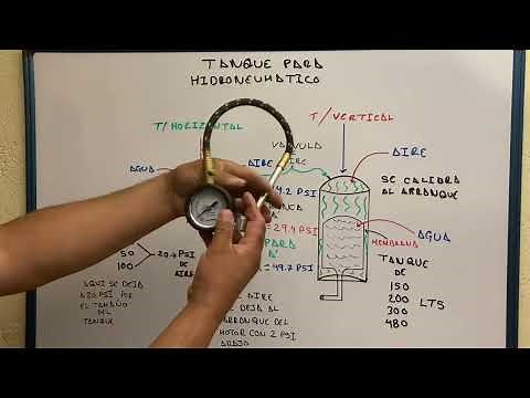 How does a hydropneumatic tank work?