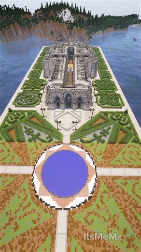 Reims Cathedral in Minecraft - Timelapse | #minecraft #minecraftbuilding