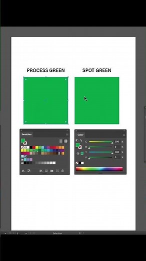 Process versus Spot colors #illustratortips #illustratortutorial