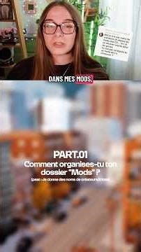 PART 1 - How do I organize my mods folder in The Sims 4? #sims4 #thesims4 #sims4mods #sims