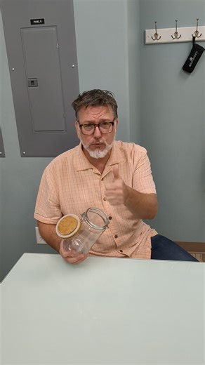 Who stole the pumpkins from the candy jar?!? BILL!! We think someone had way too much fun eating— uhhh… we mean counting the pumpkins. 😉😂 Stay tuned for our next post announcing our pumpkin winner!! | Caring Tree Children's Dentistry of Lincoln