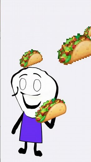 It’s raining tacos from out of the sky tacos no need to ask why just open your mouth and close eyes