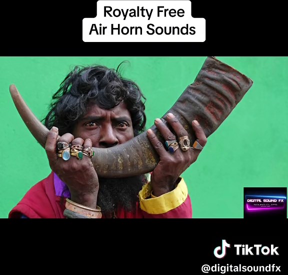 Royalty Free Air Horn Sounds for Video Editing