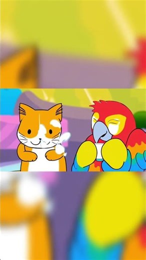 🦜 तोता और चालाक बिल्ली 🐱 #trending #hindicartoon #youtube #animation #indiananimation #indiancartoon