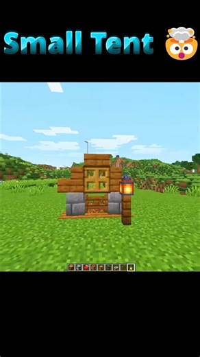 Small tent ⛺ #oc #minecraft