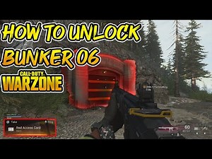HOW TO UNLOCK BUNKER 06 WITH THE RED ACCESS CARD IN WARZONE