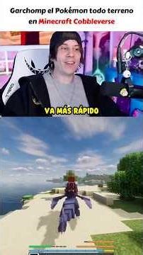 Garchomp the all-terrain Pokémon #rubius #pokemon #minecraft