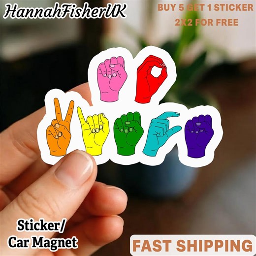 No Kings Hand Sign Sticker, Political Protest Decal, Resistance Vinyl Decal, Anti Trump Waterproof Sticker - Etsy