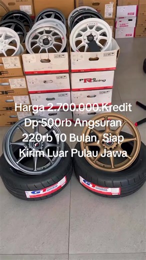 Velg Rep. Jf F519 FlowForming R15 4x100 Baru