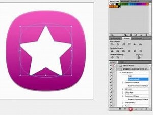 How to create a Symbian launcher icon with your own glyph in Adobe Illustrator
