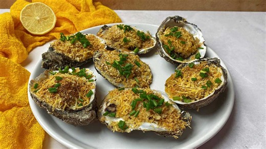 Crispy air fry oysters in 10 minutes