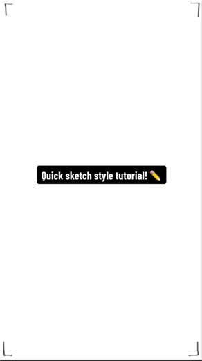 Quick Sketch Style Tutorial for Art Beginners
