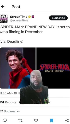 Spiderman: BND Script and Filming Update. #marvelstudios #mcu #spidermanbrandnewday #feige
