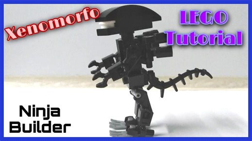 【转载】异形-乐高MOC拼搭〔Alien (Xenomorfo) - Aliens - LEGO Tutorial〕