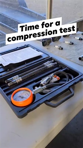 Time for a compression test, to correctly perform a compression test you typically need 6 key points in place: 1-Remove ALL spark plugs, this minimizes the mechanical load on the battery and starter 2-disable fuel and spark, this ensures the injectors aren't continuing to spray fuel into the cylinders washing the oil film off the walls. Killing spark ensures you don't zap yourself or a module/sensor or ignite any flammable vapors. 3-Fully charged battery, this ensures consistent cranking speed f