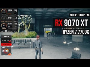 Control - RX 9070 XT + Ryzen 7 7700X | Ray Tracing | 1080p | 1440p | 4k | Benchmark