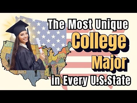 The Most College Major in Every U.S. State 🎓| Distinctive Degrees 🇺🇸