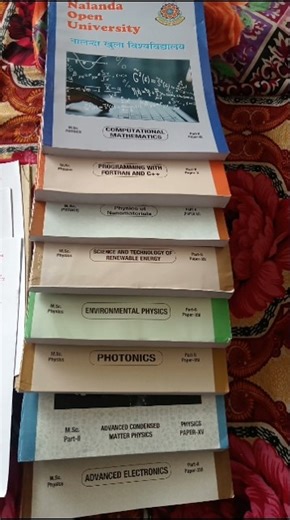 Nalanda Open University 🎓 MSc Physics Part 2 Books & assignment copy.. #NOU #distanceeducation