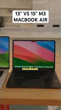 13” VS 15” M3 MacBook Air! #macbookair #apple