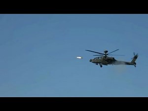 AH-64E Apache Helicopter Shoots Down Drone in Mid-Air