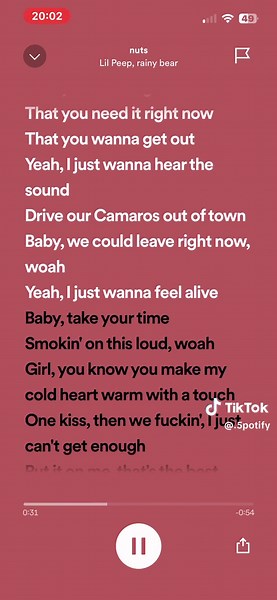 Nuts by Lil Peep ft. Rainy Bear | Full Lyrics