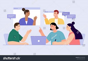 People Having Discussion Work Site: Over 34 Royalty-Free Licensable Stock Illustrations & Drawings | Shutterstock