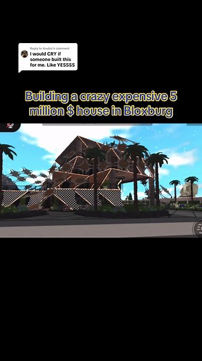 Building an Extravagant $5 Million Bloxburg House