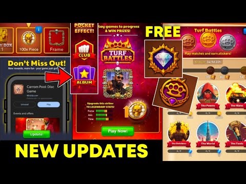 CARROM POOL ALL NEW UPDATES | HOW TO USE ALBUM | FULL DETAILS