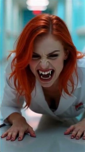 The nurse becomes a vampire