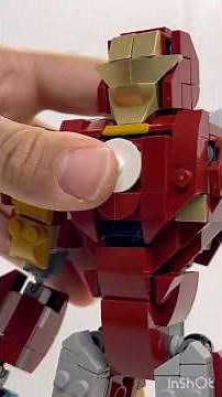LEGO Mech Iron man Mark 7 Moc TUTORIAL #lego #legomecha #legoironman #legomech #legomechs