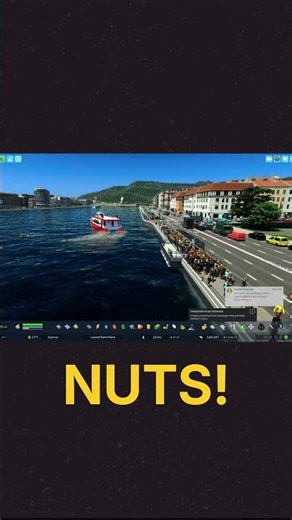 The Ferry Revolution WORKS! 🚢✨ #citiesskylines2 #citiesskylines #buildingsimulation #citybuilders