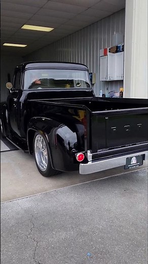 1956 Ford F100 Big Window Custom Pickup #Ford #f100 #custom #classictrucks #hotrod #truck