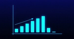 Blue Digital Color Bar Chart Growing Stock Footage Video (100% Royalty-free) 3628336911 | Shutterstock