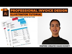 Professional Invoice Design - How to create an invoice template using Adobe Illustrator