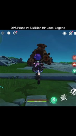DPS Prune vs Local Legend #genshinimpact (This was filmed on the Creator Experience Server. Gameplay may differ from the official release) #genshinimpact #nicole