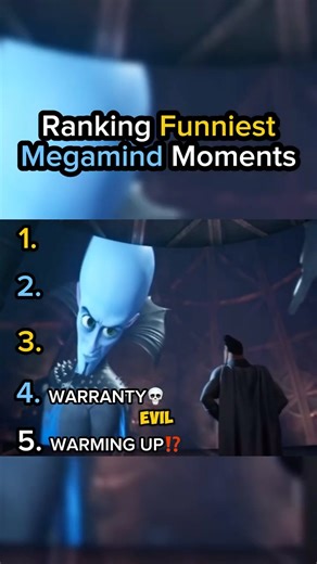 Ranking Funniest Megamind Moments 😂