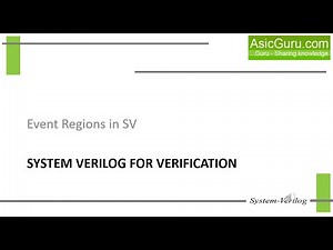 System Verilog Event Regions - System Verilog Tutorial