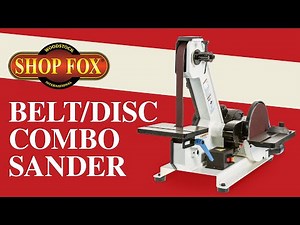 Shop Fox W1850 - 1" X 42" Belt with 8" Disc Sander
